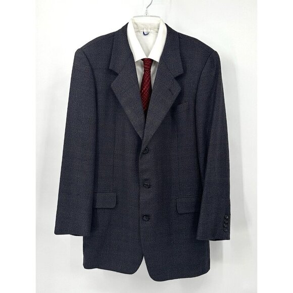 HICKEY FREEMAN NEIMAN MARCUS jacket blazer sport coat regent 100% wool 43L - Picture 2 of 11